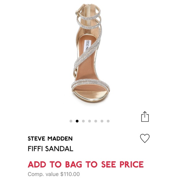 Steve Madden “Fiffi” Sandal in gold - size 7M - Picture 5 of 8